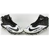 Image 1 : JARED ALLEN SIGNED AND GAME USED NIKE FOOTBALL CLEATS (PSA COA)