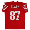 Image 1 : DWIGHT CLARK SIGNED 49ERS PRO STYLE JERSEY (BECKETT COA)