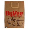 Image 1 : KURT WARNER SIGNED HYBEE GROCERY BAG WITH INSCRPTION ( BECKETT COA)