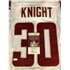 Image 2 : SPENCER KNIGHT SIGNED BOSTON COLLEGE UNDER ARMOUR HOCKEY JERSEY (JSA COA)