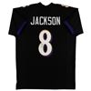 Image 1 : LAMAAR JACKSON SIGNED RAVENS PRO STYLE JERSEY (JSA COA)