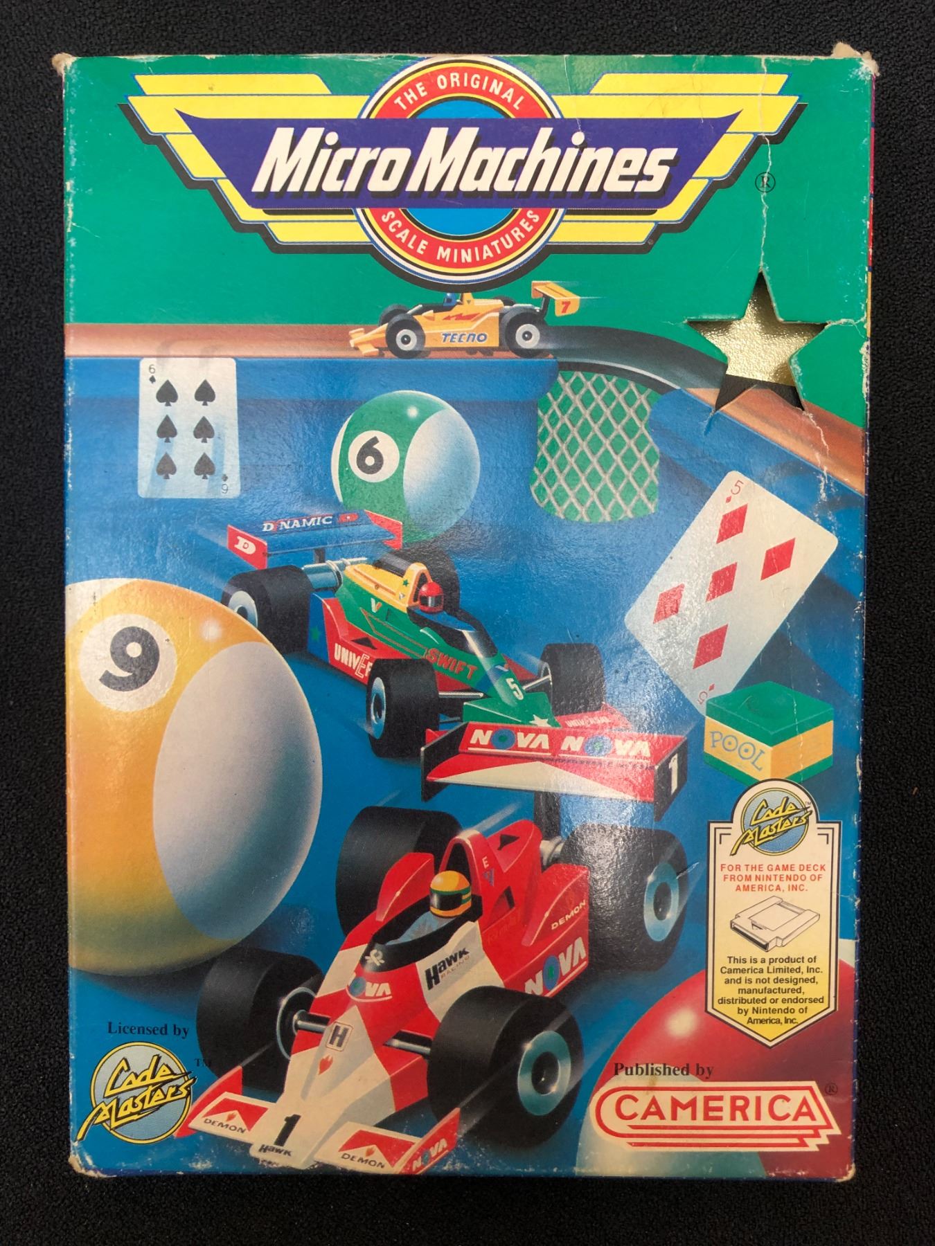 NINTENDO (NES) "MICRO MACHINES" VIDEO GAME