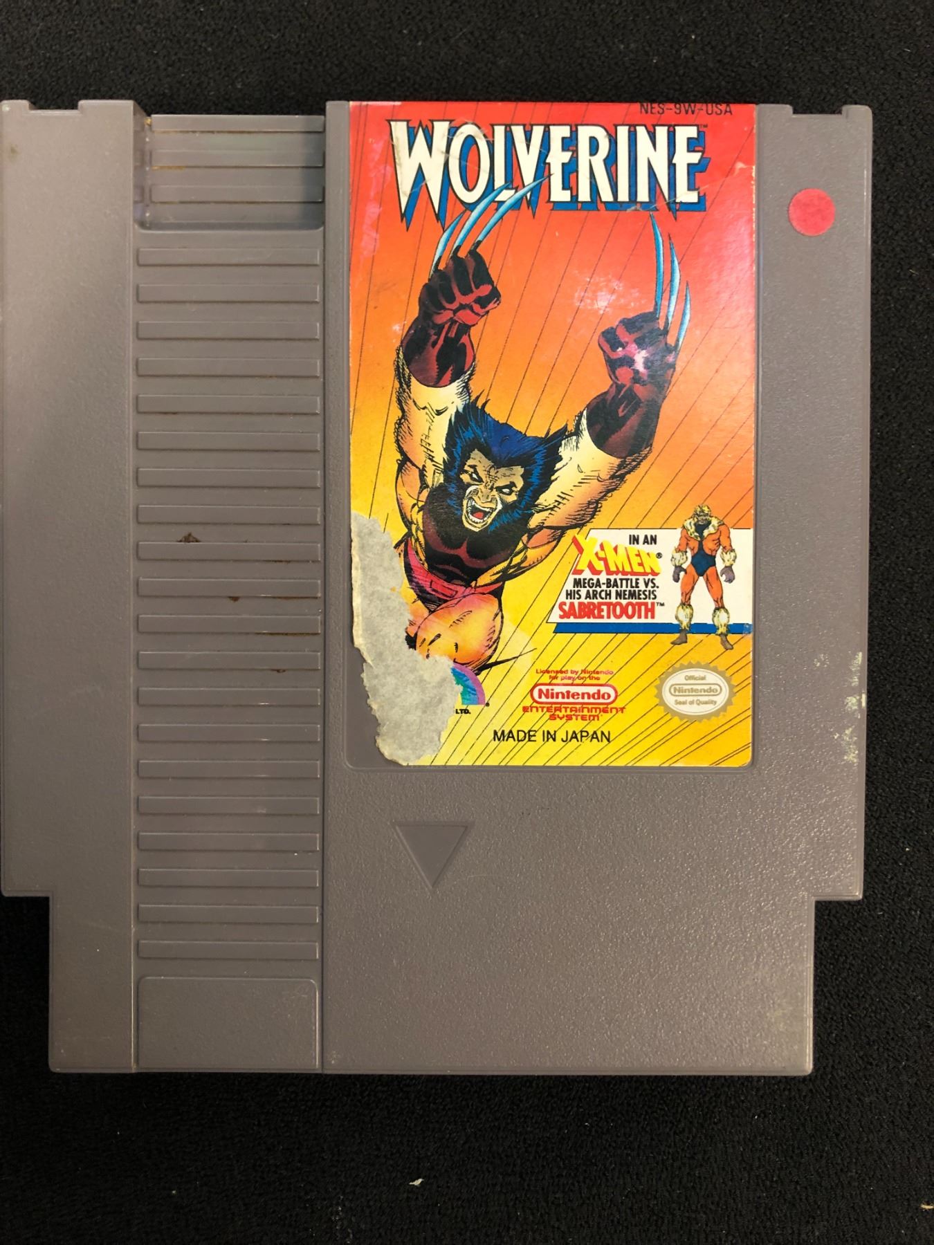 NINTENDO (NES) "WOLVERINE" VIDEO GAME