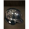 Image 1 : YOGI BERRA AND WHITEY FORD DUAL-SIGNED REPLICA YANKEES HELMET (SPORTSWORLD COA)