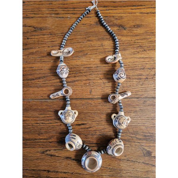 Miniature Pottery Necklace by Daisy Nampeyo