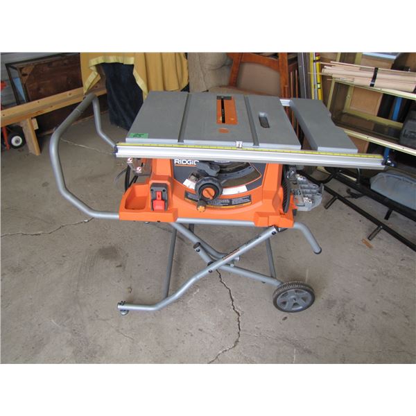 Rigid portable 10 inch table saw
