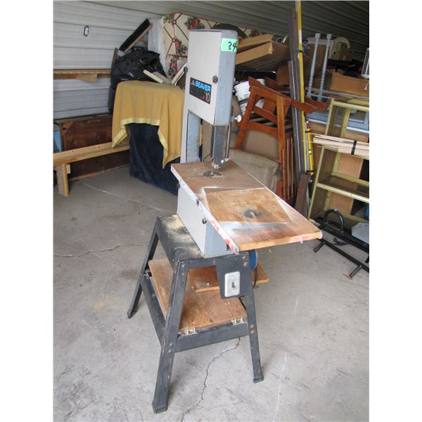 Beaver/ delta bandsaw with quarter horsepower motor 10 inch