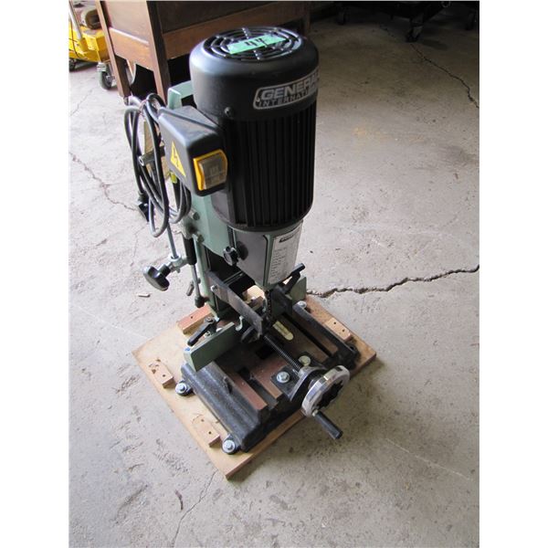 General - Benchtop Mortiser 75-050T --  Tilting Head Makes it Ideal for Chairmaking