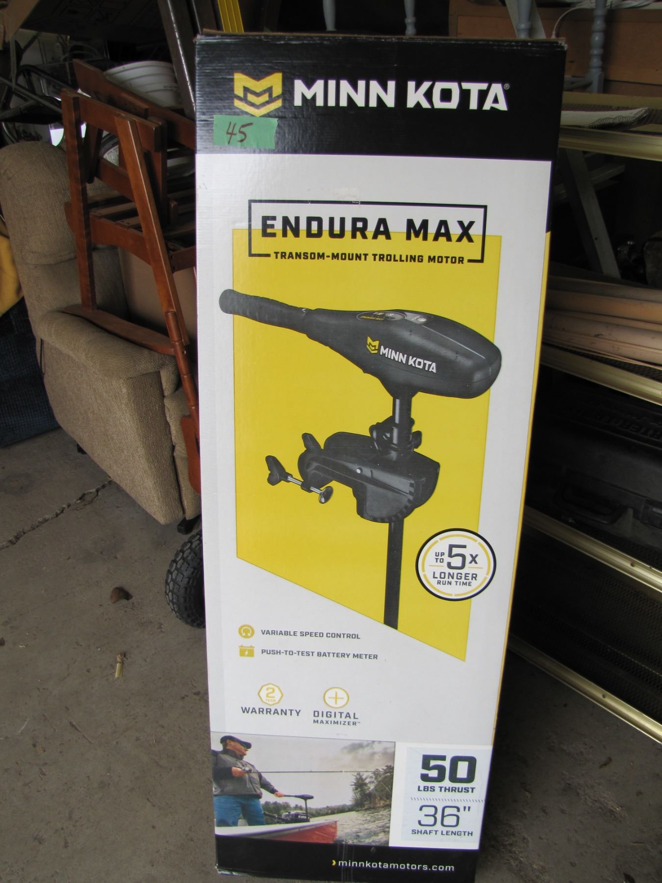 Minnkota endura Max transom mount trolling motor 36 inch looks like the ...