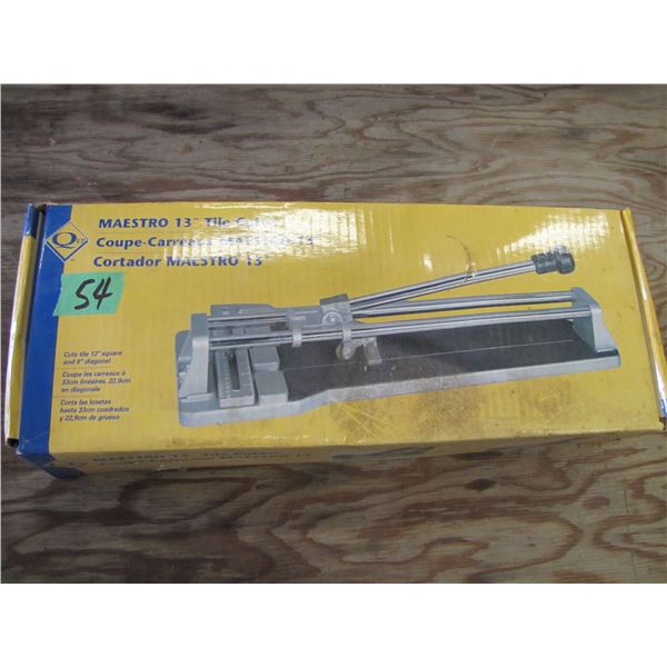 Maestro 13 inch tile cutter