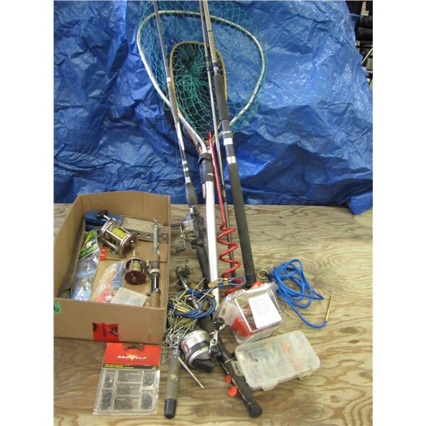 Lot of fishing gear