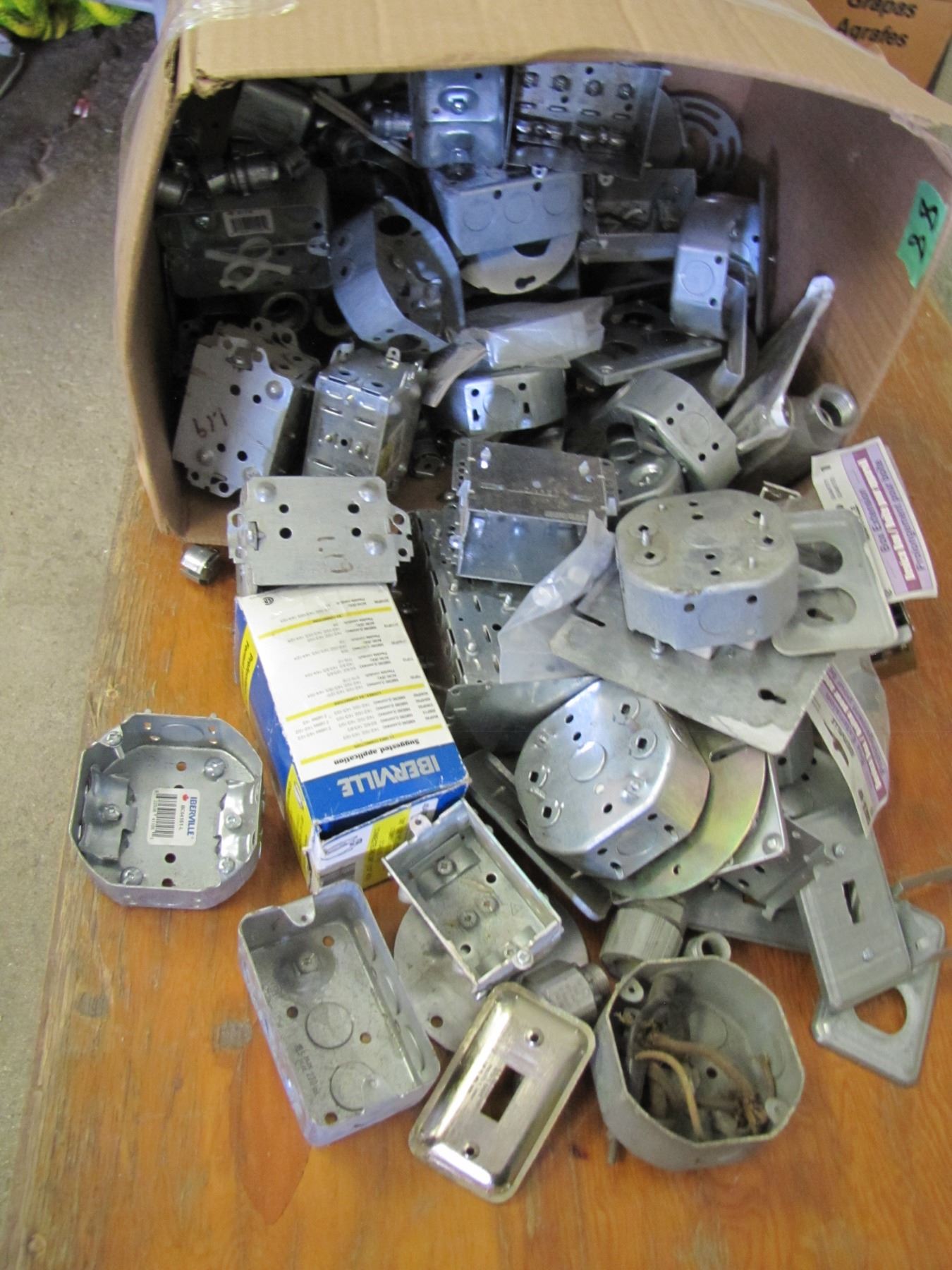 Box of electrical boxes