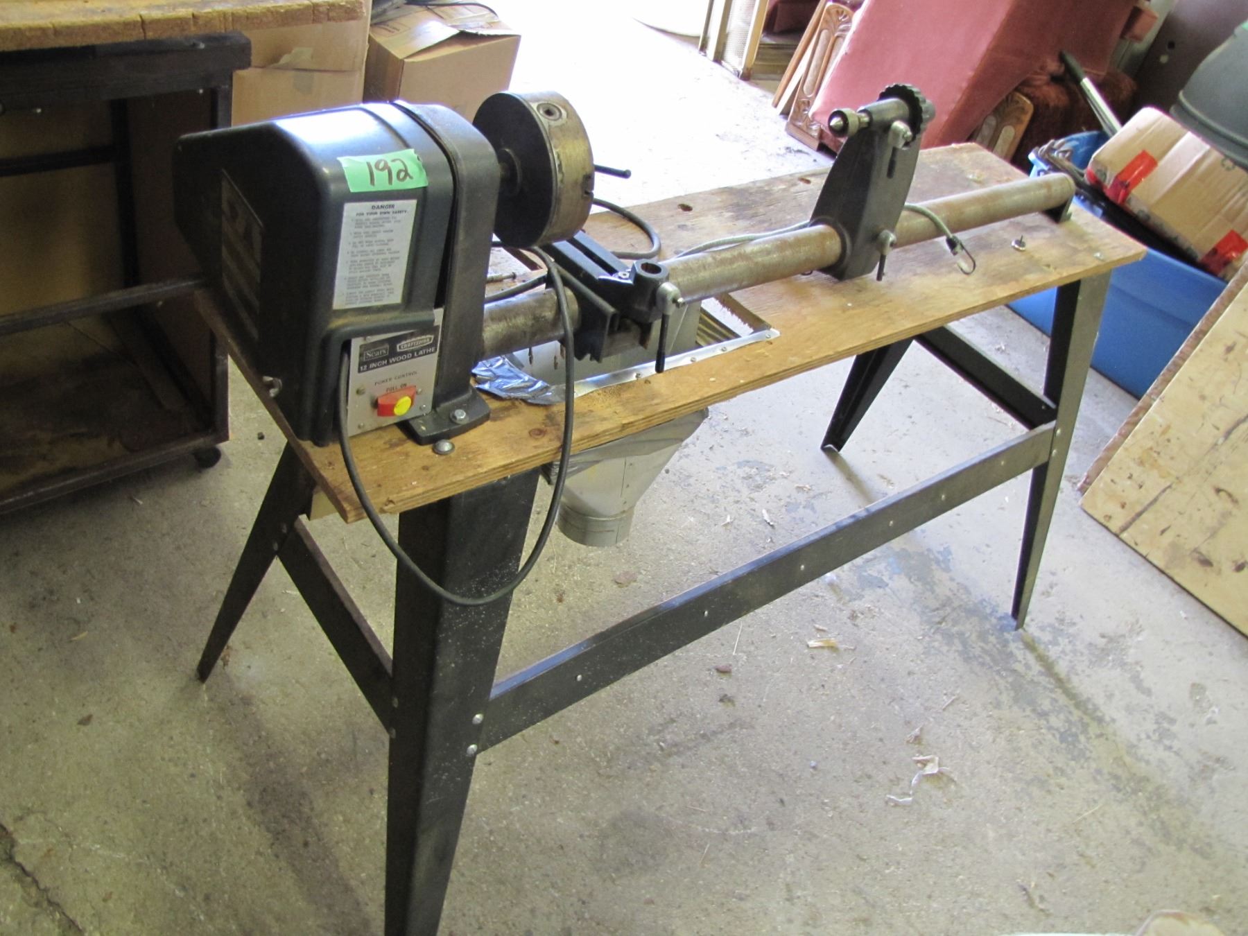 Sears 12 inch wood lathe