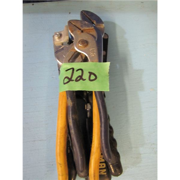 Lot of channel lock pliers etc