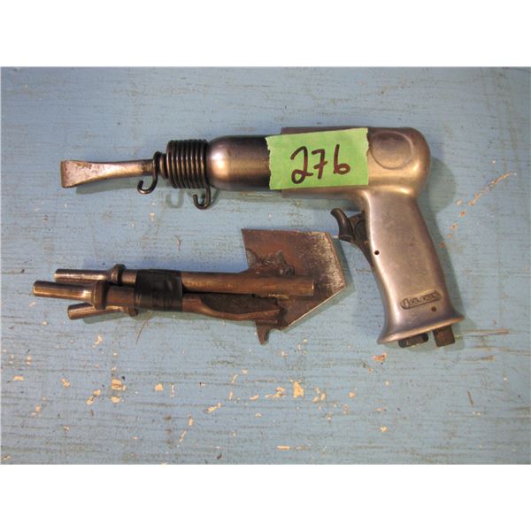 Air chisel and bits