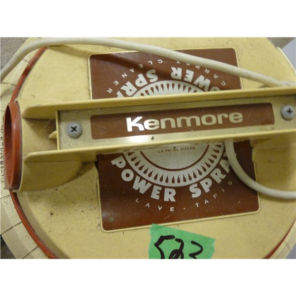 Kenmore power spray carpet cleaner