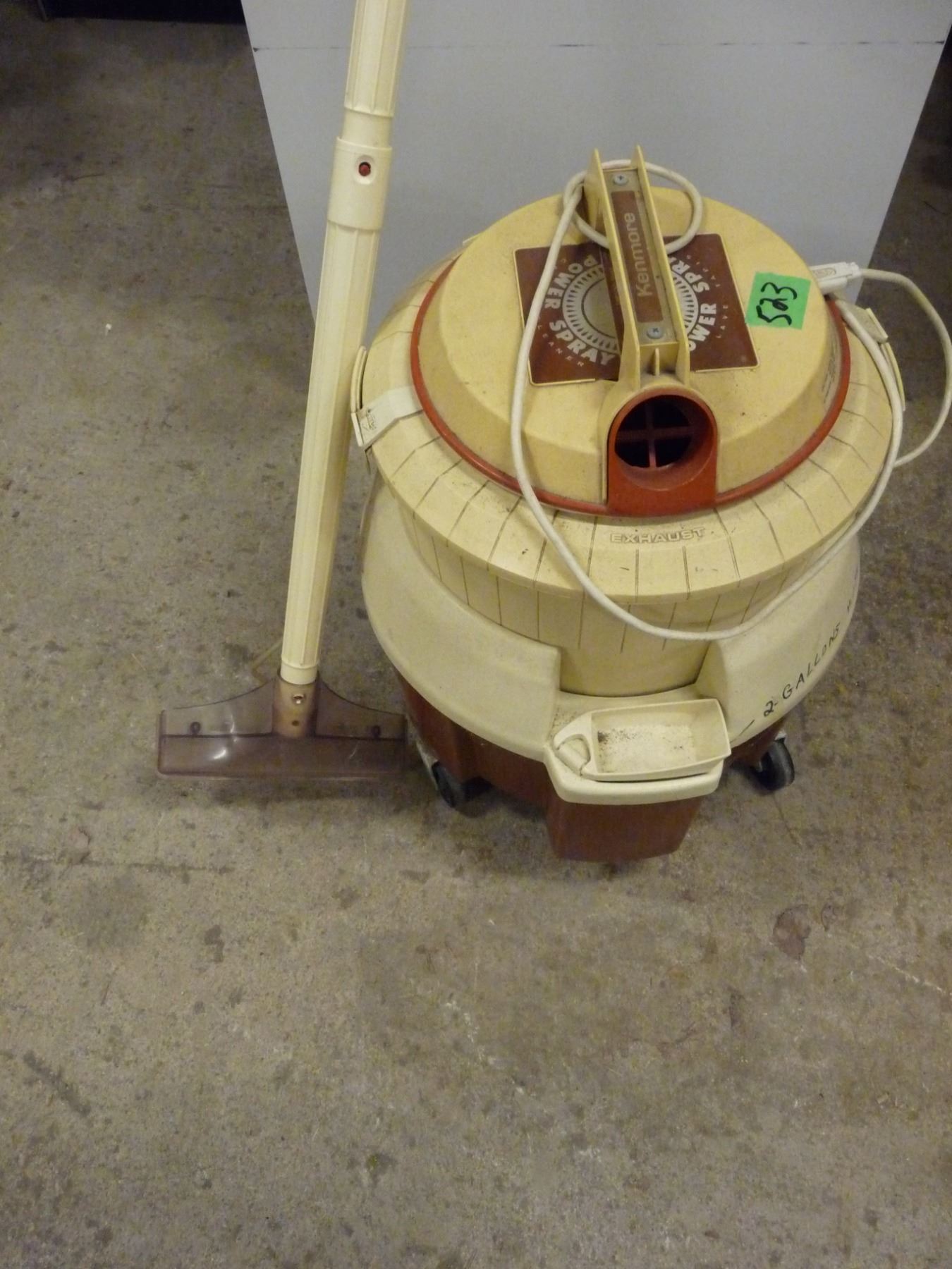 Kenmore power spray carpet cleaner