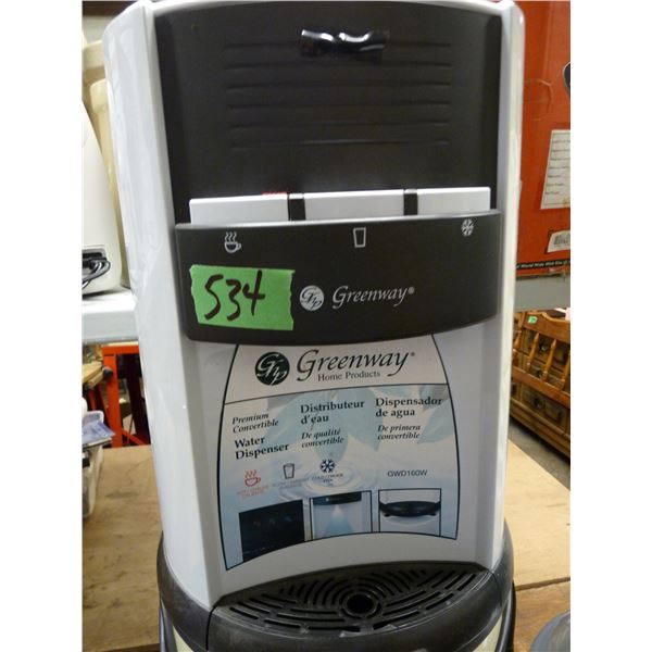 Greenway water dispenser hot and cold with two jugs