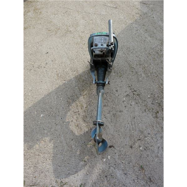 Blue ribbon champion outboard motor pulls over