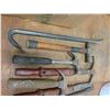 Image 2 : lot with hammers; nail pullers; pry bars etc