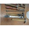 Image 3 : lot with hammers; nail pullers; pry bars etc