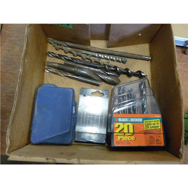 Lot of assorted drill bits etc