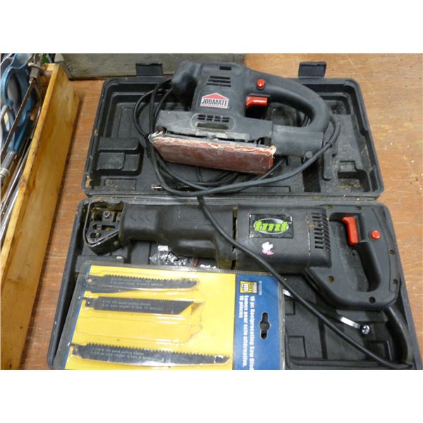 Reciprocating saw and electric Sander both tested working