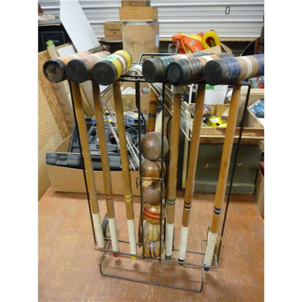 Croquet set ; Need some repair