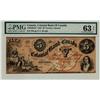 Image 1 : The Colonial Bank of Canada 1859 $5 #486 CH-130-10-04-10, PMG CH UNC63 EPQ.