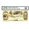 The Kingston bank 18xx $5 Lower Canada, CH-395-10-02,  PMG VF25.