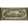 Image 1 : The Royal Bank of Canada 1913 $10 2199642, CH-630-12-08. PMG F12, comment Trimme