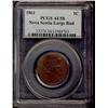 1861 N.S. 1¢ Large Bud PCGS AU58