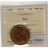 Image 1 : 1912 1¢ ICCS MS65RD.