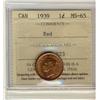 Image 1 : 1939 1¢ ICCS MS65RD.