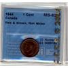 Image 1 : 1944 1¢ CCCS MS63RB, designated with rim nicks.  Very minor.