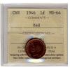 Image 1 : 1946 1¢ ICCS MS64RD.