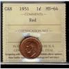 Image 1 : 1951 1¢ ICCS MS64RD.