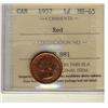 Image 1 : 1957 1¢ ICCS MS65RD.