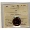 Image 1 : 1958 1¢ ICCS PL66RD.