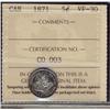 Image 1 : 1871 5¢ ICCS VF30.