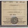 Image 1 : 1871 5¢ ICCS EF40.