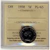 Image 1 : 1958 5¢ ICCS PL65.