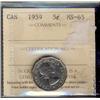 Image 1 : 1959 5¢ ICCS MS65.