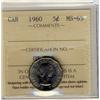 Image 1 : 1960 5¢ ICCS MS65.