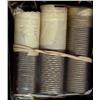 Image 1 : 1962, 1964 & 1970 5¢ BU rolls.  Lot of three BU rolls.