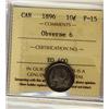 1896 10¢ Obv 6 ICCS F15.