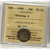 1898 10¢ Obv 6 ICCS VG10.