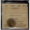 Image 1 : 1919 10¢ ICCS EF40.