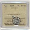 Image 1 : 1938 10¢ ICCS MS60,