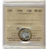 Image 1 : 1946 10¢ ICCS MS65.